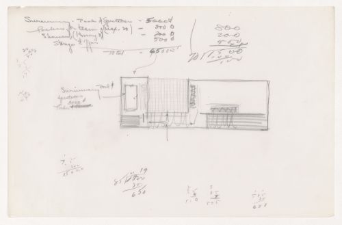 Sketch plan for the Gymnasium and Natatorium