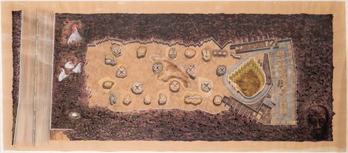 Plan for Pahlavi National Library Competition, Tehran, Iran