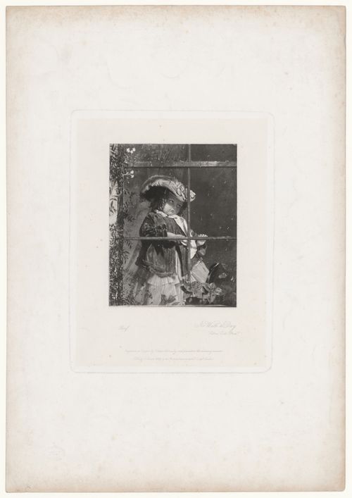 Photo-galvano-graph of a painting