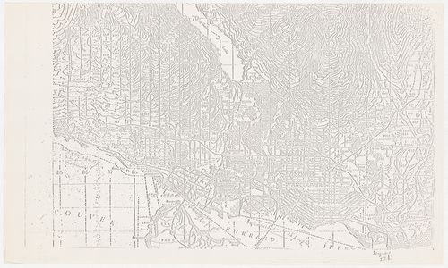 Copy of map showing portion of British Columbia