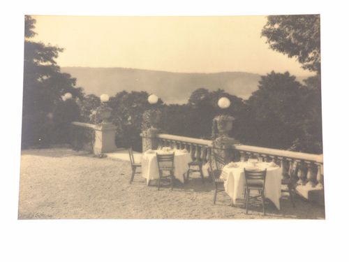 Longue Vue, Outdoor dining, North side