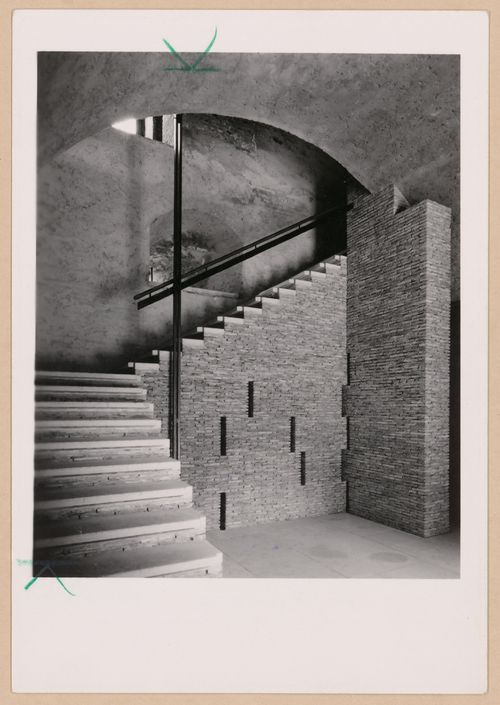 View of a staircase, Museo di Castelvecchio, Verona, Italy