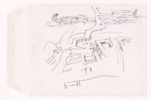 Sketch site plan for Estudo Urbanístico da Lagoinha, Belo Horizonte, Brazil