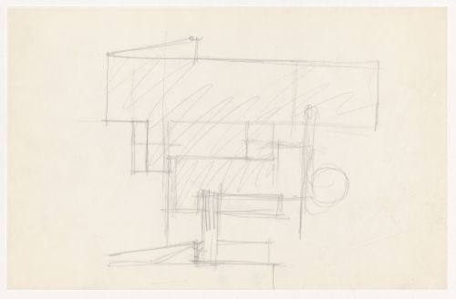 Sketch sectional detail for the Metallurgy Building, Illinois Institute of Technology, Chicago