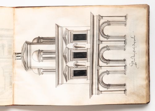 Design for an entrance to a palace