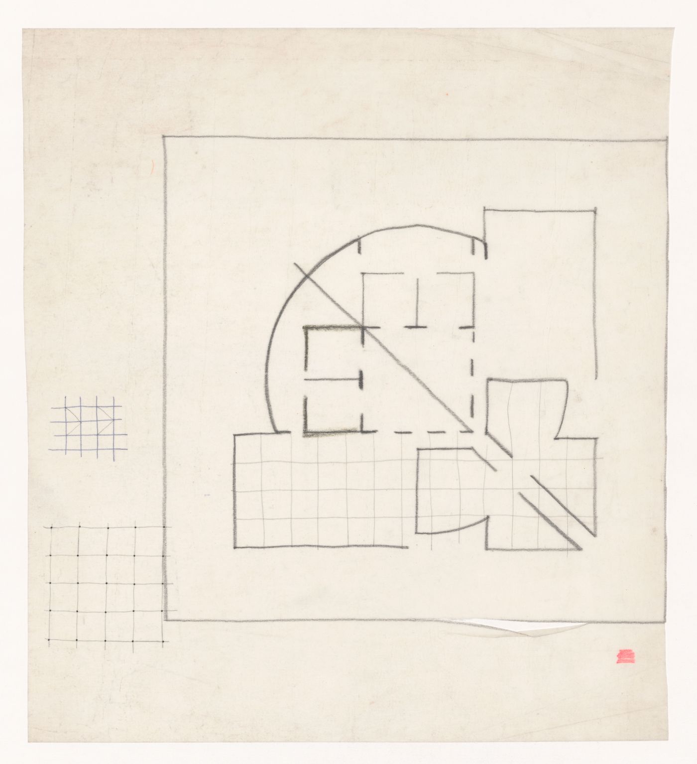 Sketch plan for Riqualificazione cava di San Carlo [Redevelopment San Carlo quarry], San Vincenzo, Livorno, Italy