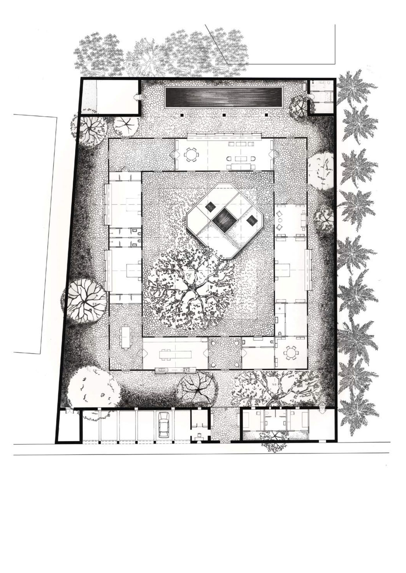 House in Chennai : plan