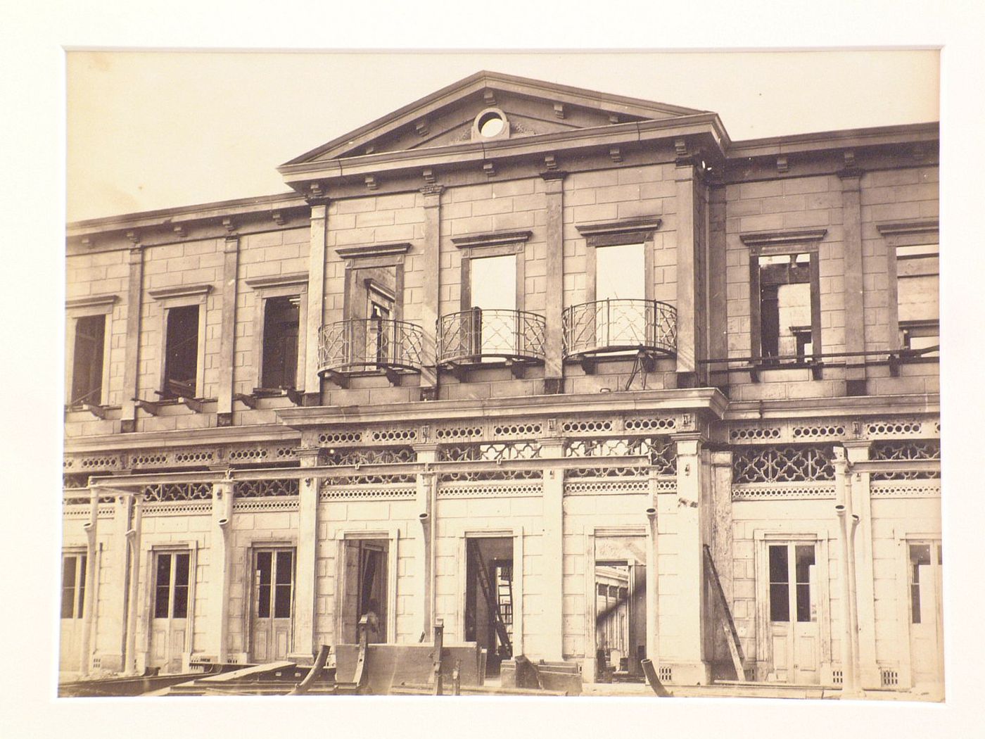 Bahia Station, view of front centre under construction, Bahia State, Brazil