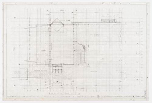 Église et presbytère pour la paroisse Saint-Maurice, Duvernay, Québec: plan