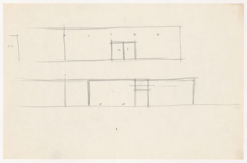 Sketch plans for Illinois Institute of Technology, possibly for an engineering building