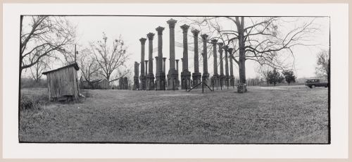 Panoramic view of the Windsor Ruins, near Port Gibson, Claiborne County, Mississippi, United States