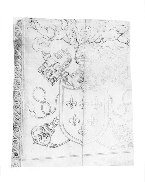 Cartoon for a French (?) coat-of-arms