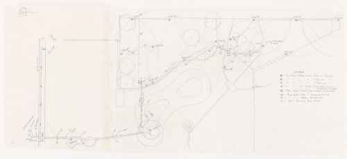 Plan with notes for Talmud Torah School Playground, Vancouver, British Columbia
