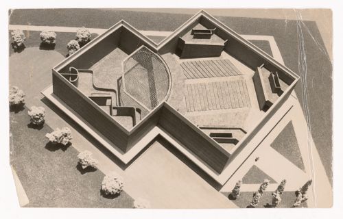 Photograph of Tagore Theatre model