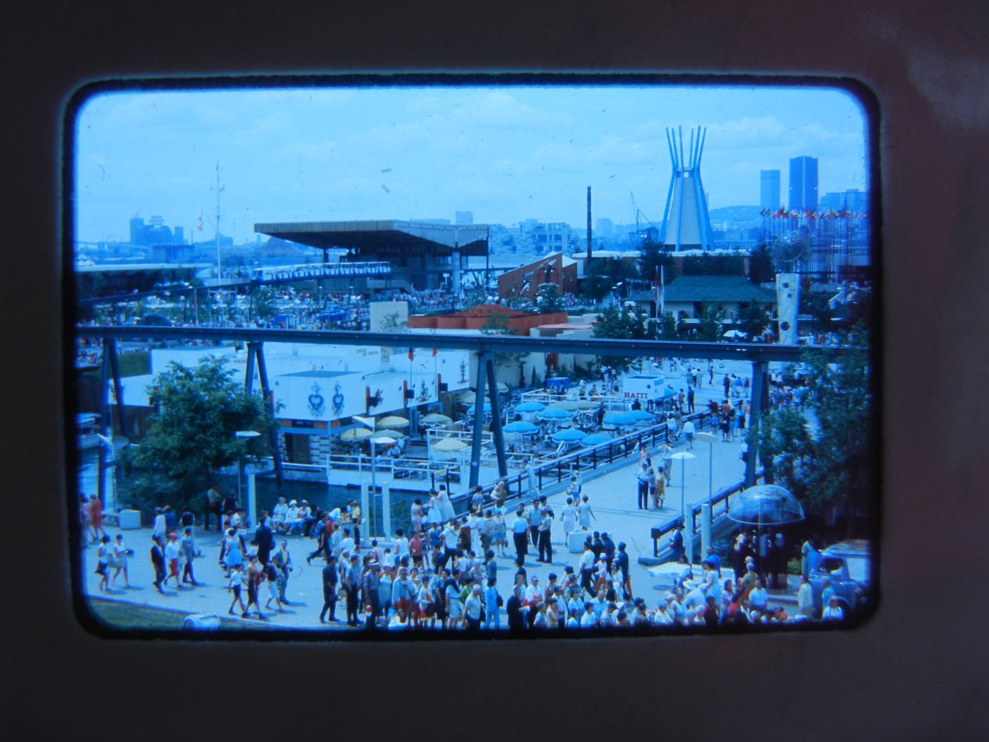 Partial view of the Île Notre-Dame site, Expo 67, Montréal, Québec