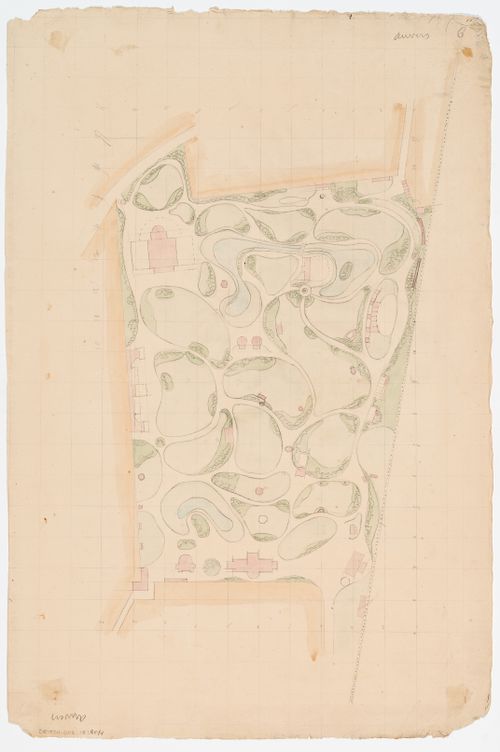 Zoological garden, Antwerp: Plan