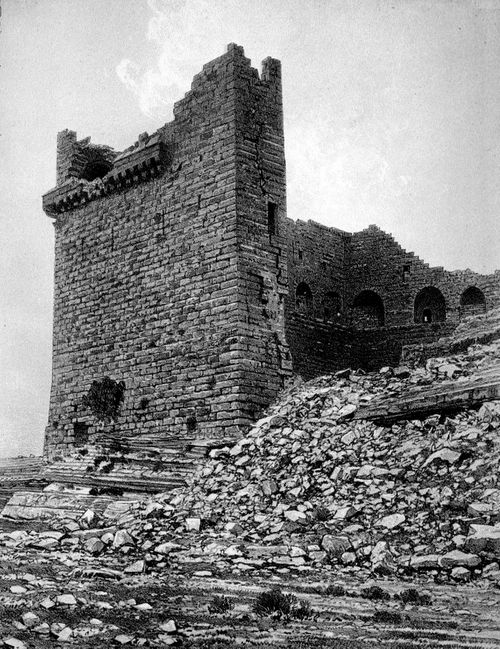 View of an archeological site near the Dead Sea, Israel
