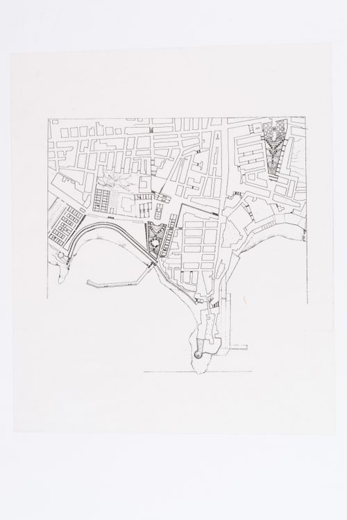 Site plan for Marina di Petrolo, Castellammare di Stabia, Italy
