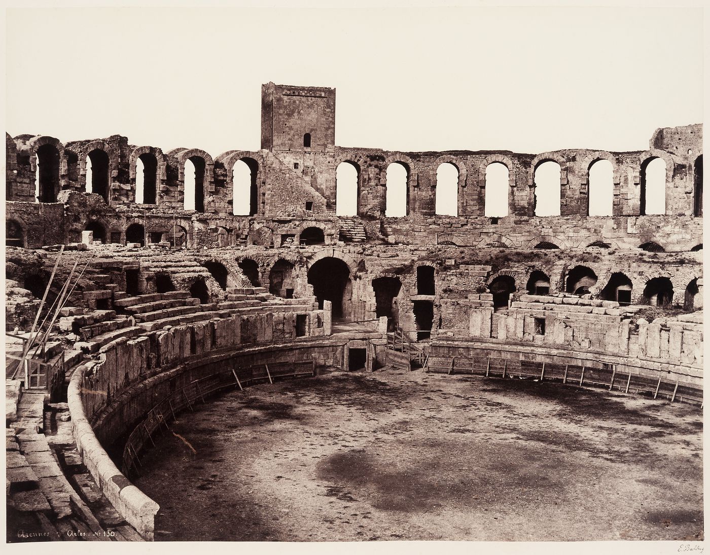 Interior of the Roman Amphitheater, Arles