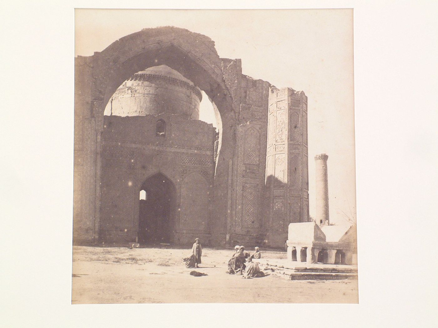View of an unidentified mosque, Ottoman Empire (now in Turkey [?])
