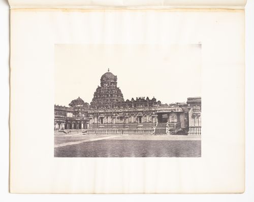Tanjore.  Great pagoda, small chapel [Soobrumuneasawmy's chapel] from south.