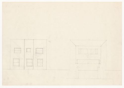 Elevations for Casa Fernando Machado [Fernando Machado house], Porto, Portugal