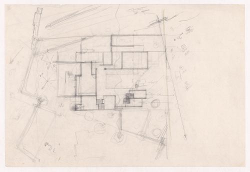 Sketch plan for Habitação A. Felgueiras, Porto, Portugal