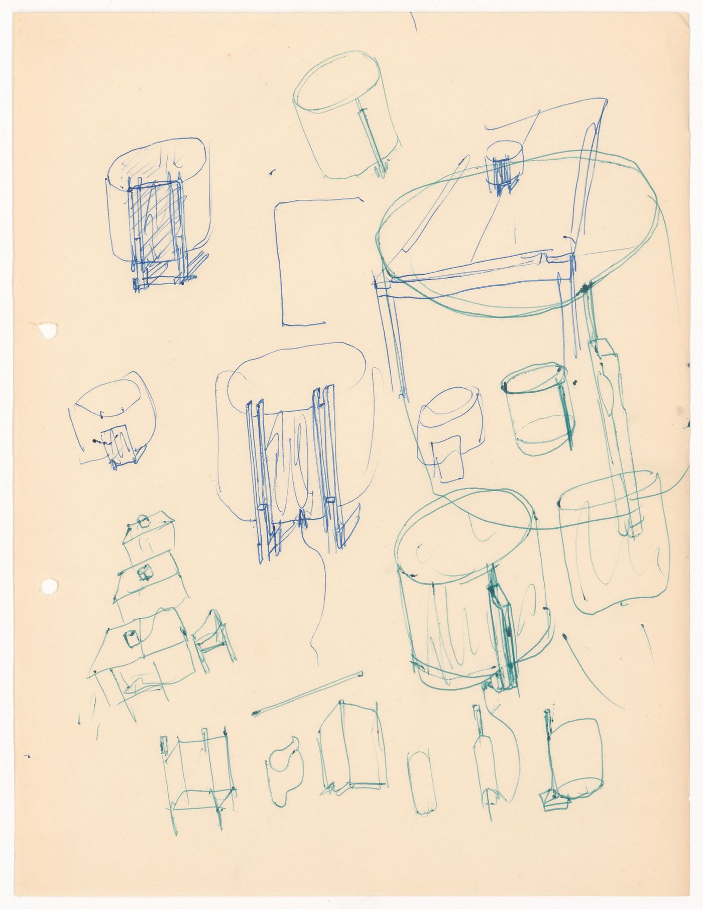 Sketch for Casa de chá, Restaurante da Boa Nova, Leça da Palmeira