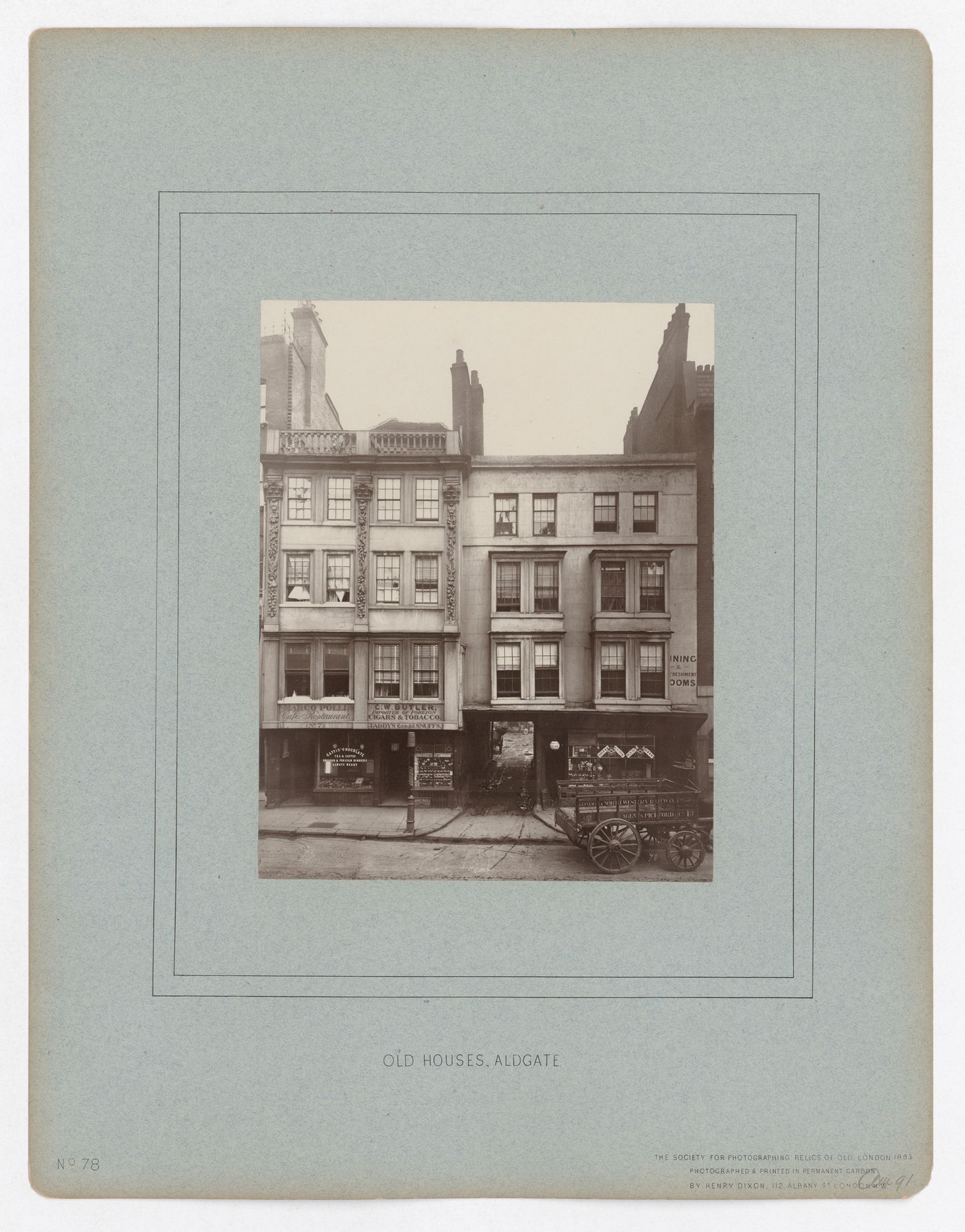 Old houses, Aldgate