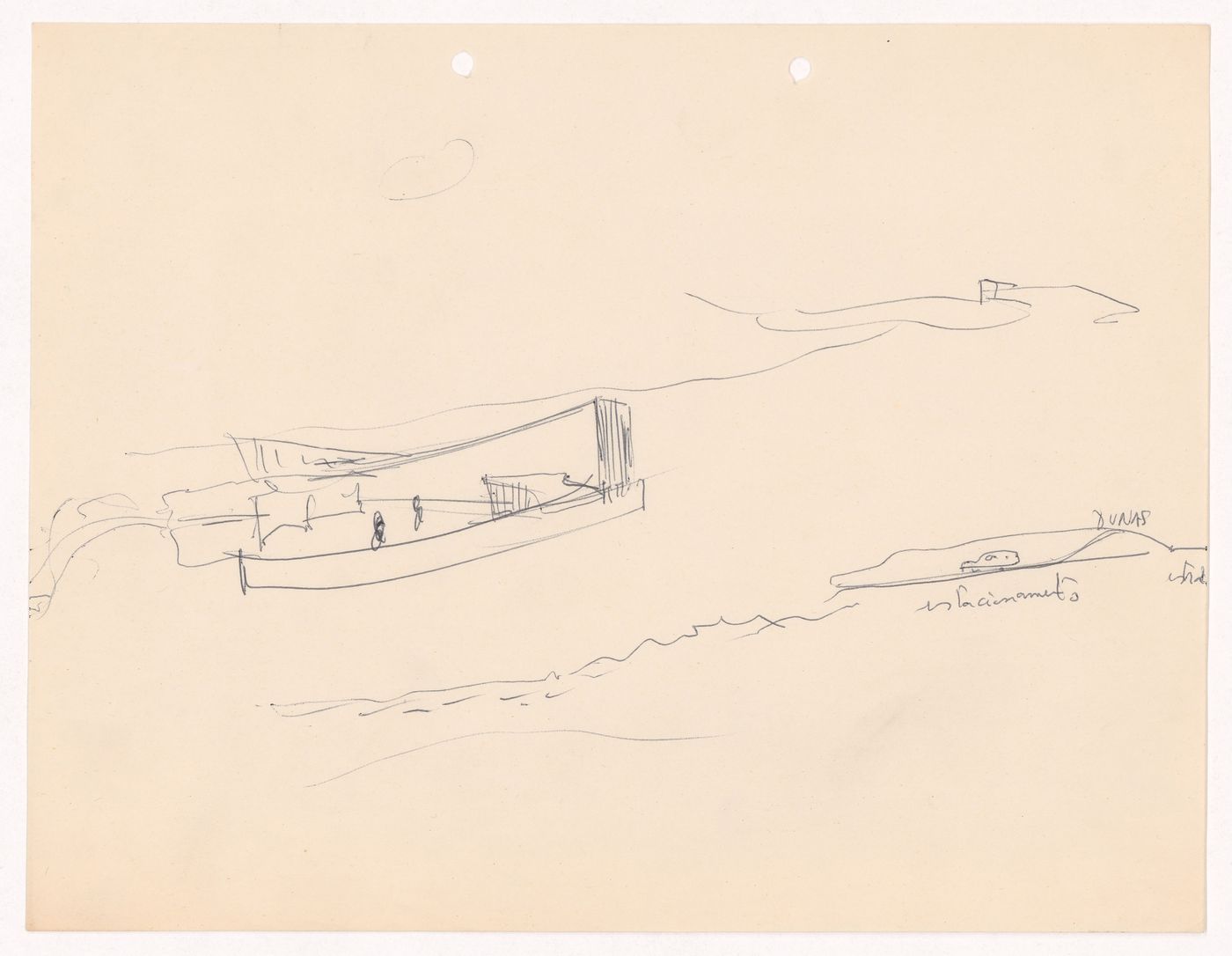 Sketch perspective for Restaurante em Perafita, Perafita, Matosinhos, Portugal