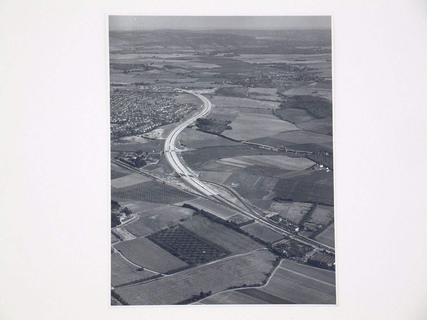 Aerial view of the Swanley Bypass, England
