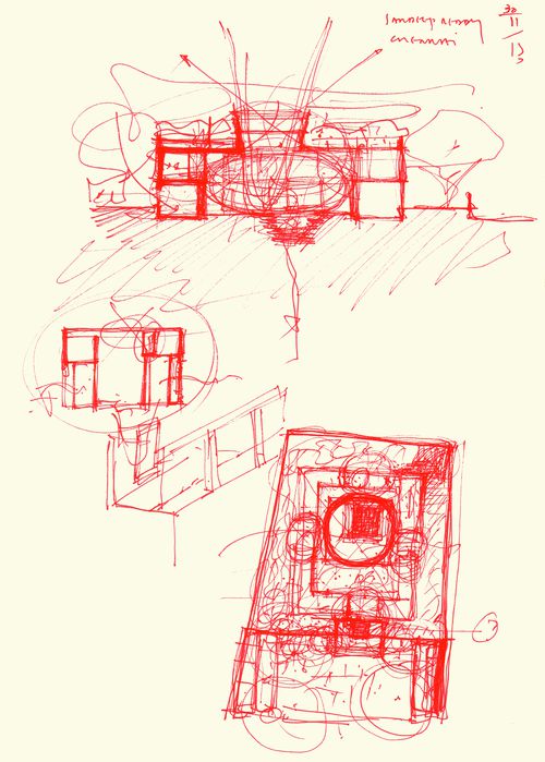 House in Chennai : sketch