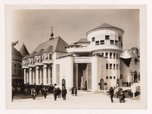 View of Champagne's pavilion, 1937 Exposition internationale, Paris, France