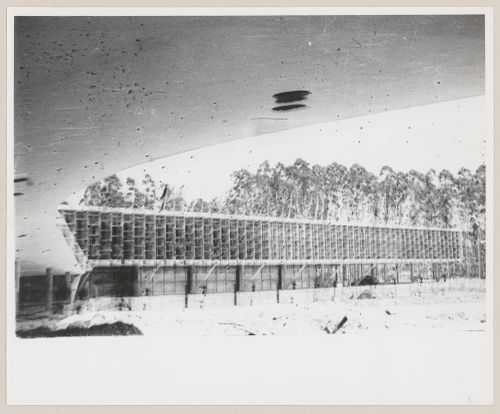 View of States Pavilion, under construction, São Paulo, Brazil
