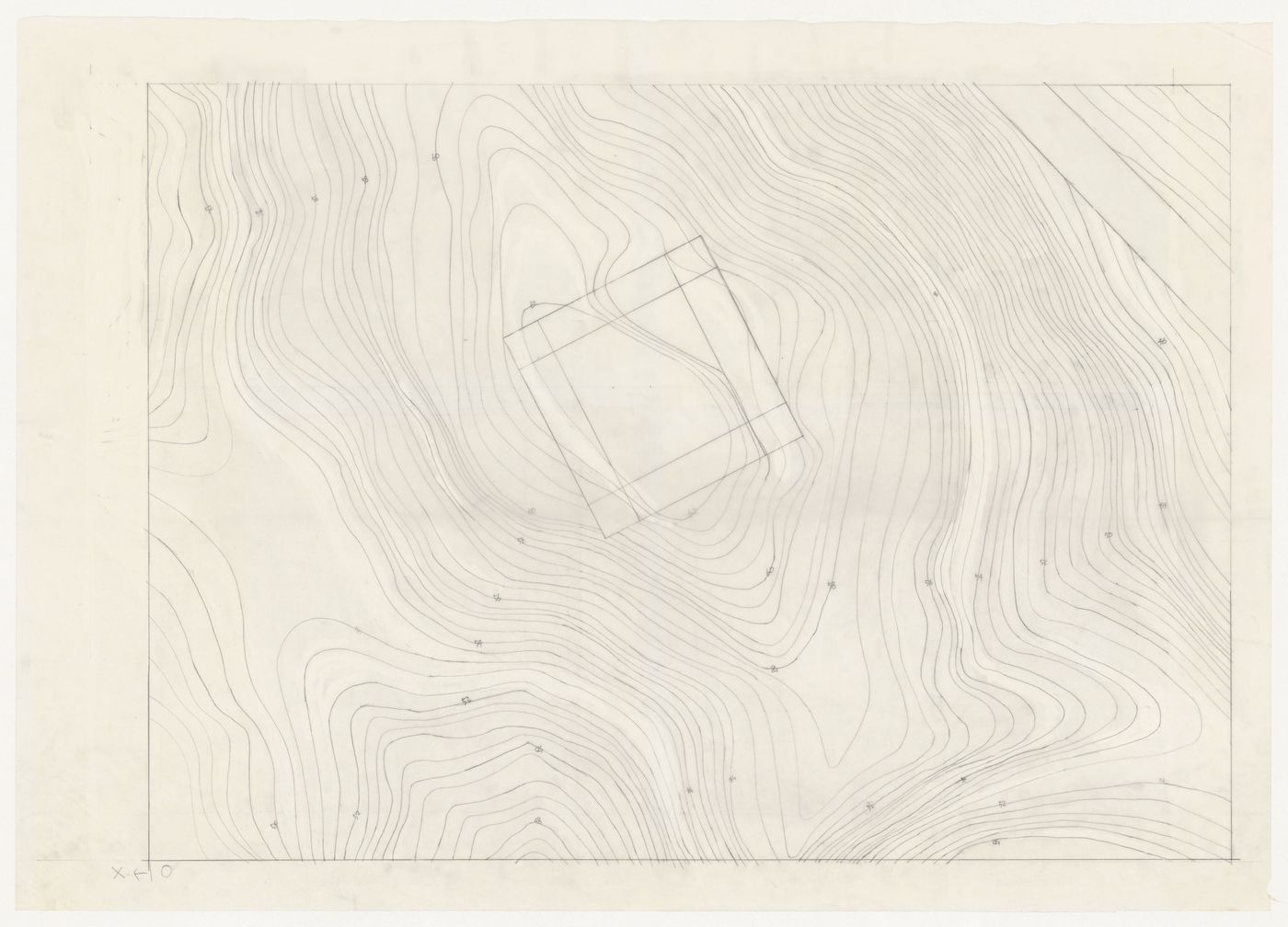 Site plan for Prospecta Toyama '92 Observatory Tower, Imizu, Japan