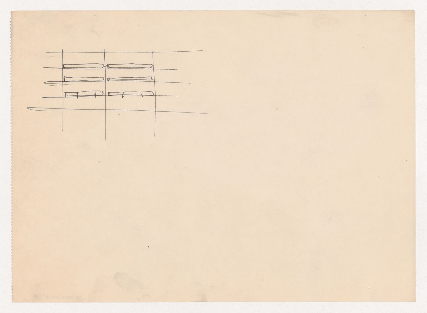 Partial sketch block plan for Illinois Institute of Technology