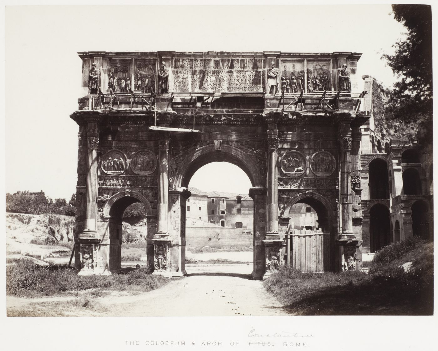 Print from portfolio ''Various views, Rome, Italy''