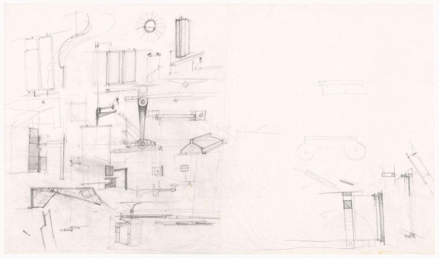 Sketches for Studio Frea, Milan, Italy