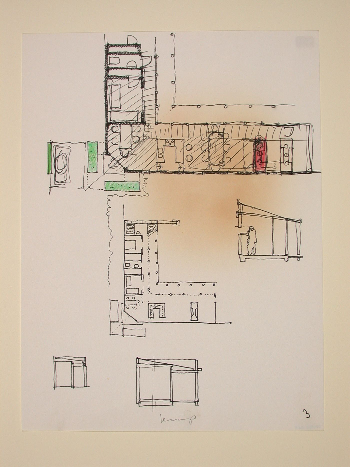 The Nofamily House - plans & section