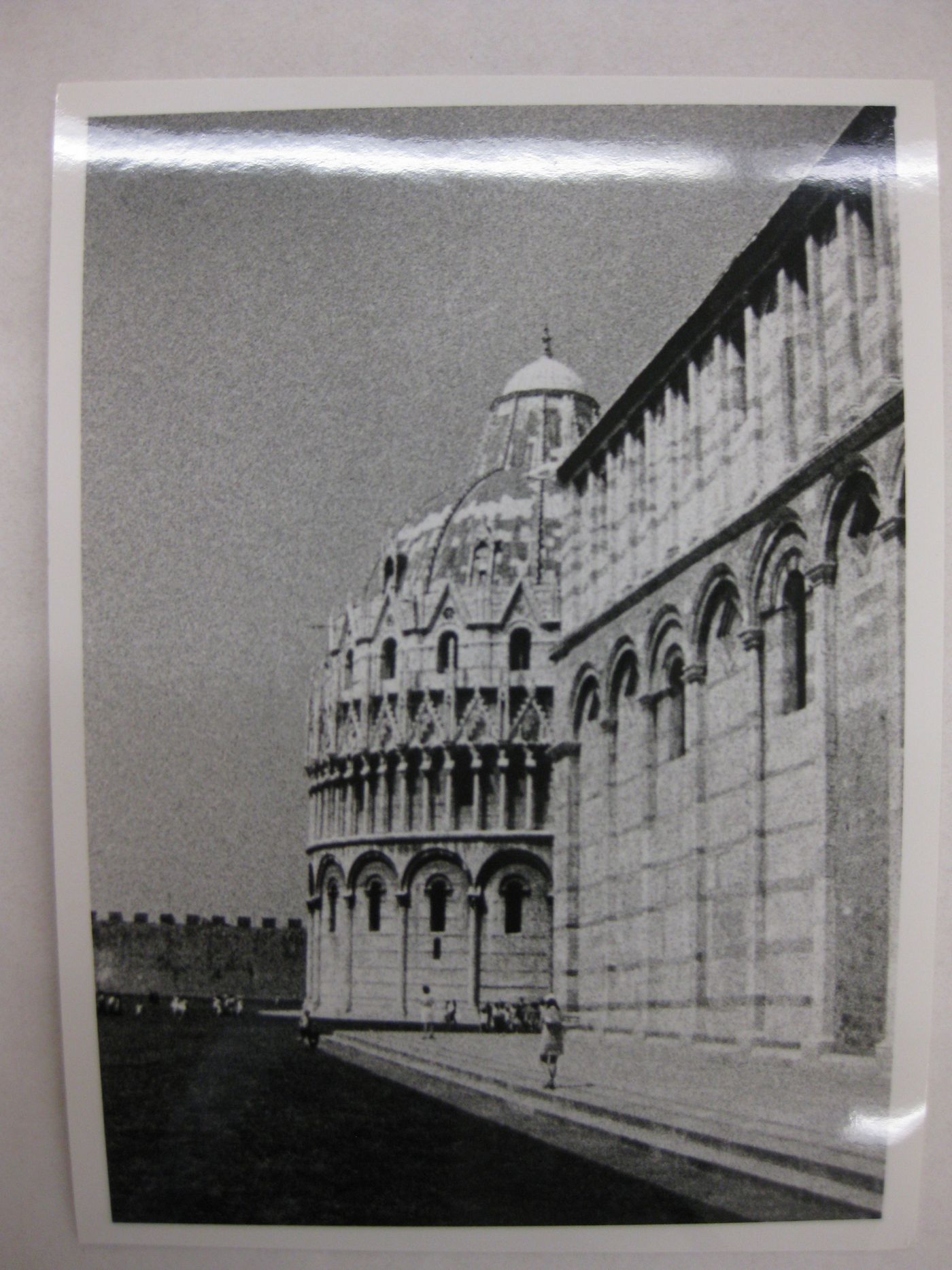 Partial view of the Battistero, Pisa, Italy