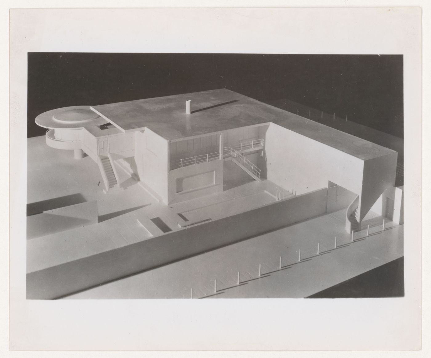 Photograph of a model for Johnson House, Pinehurst, North Carolina