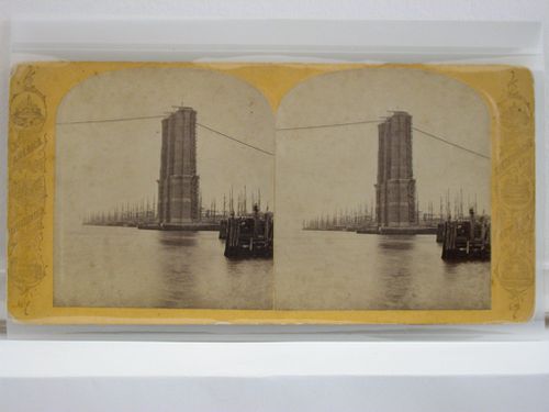 New York Tower of East River Bridge, New York City, New York