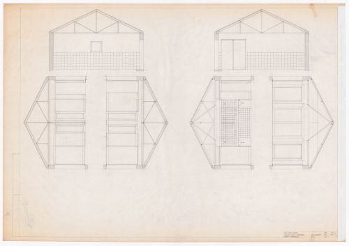 Garage and bar sections for Casa J. M. Teixeira, Quinta do Forno, Briteiros - Guimarães