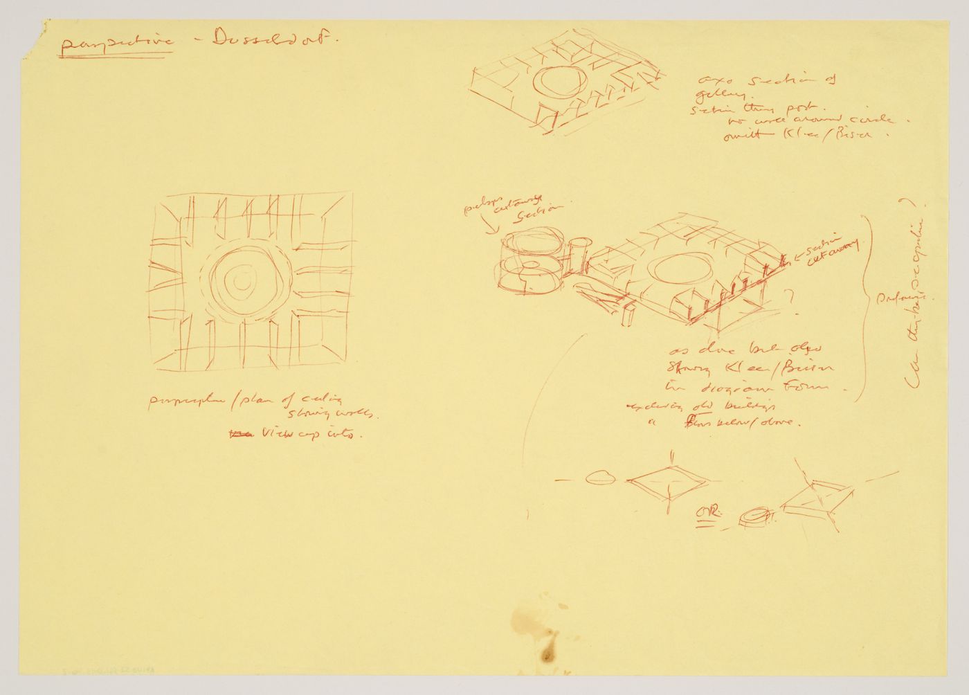 Nordrhein-Westfalen Museum, Dusseldorf, Germany: sketches