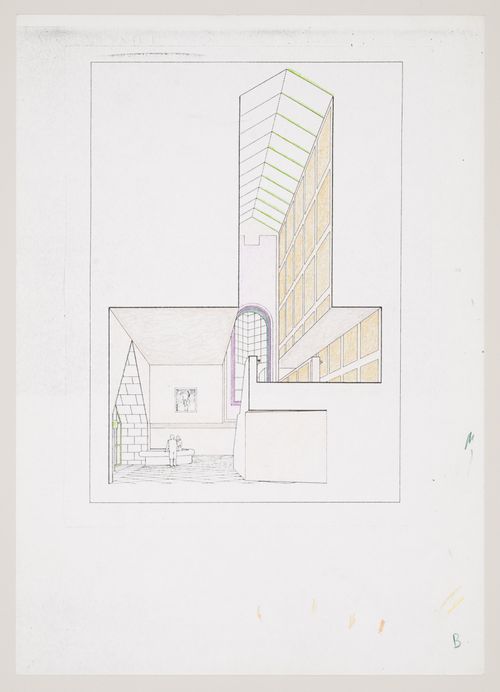 Clore Gallery, London, England: perspective