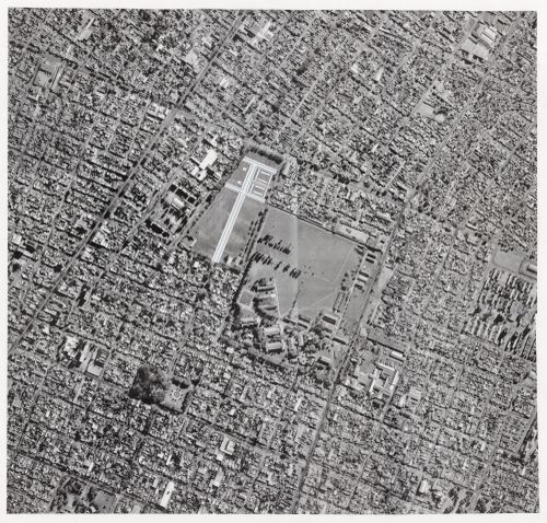 Aerial site view of Centro Municipal no Distrito Sud, Rosario, Argentina