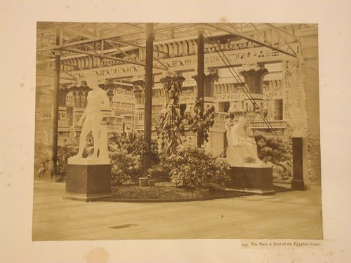The Nave in front of the Egyptian Court, Crystal Palace, Sydenham, England