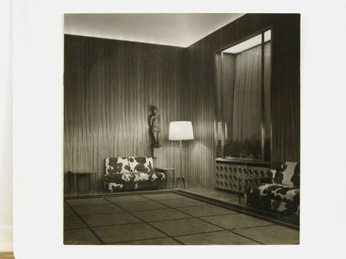 Interior view of the music room of an unidentified house, Germany ?