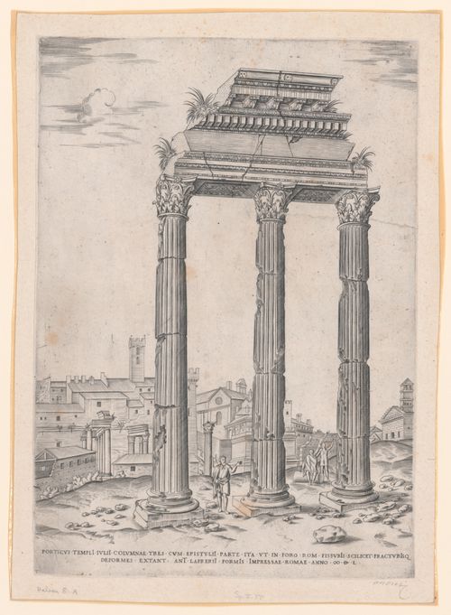 The Temple of Castor and Pollux, Rome, Italy