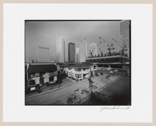 View of central Shinjuku-ku, Tokyo, Japan